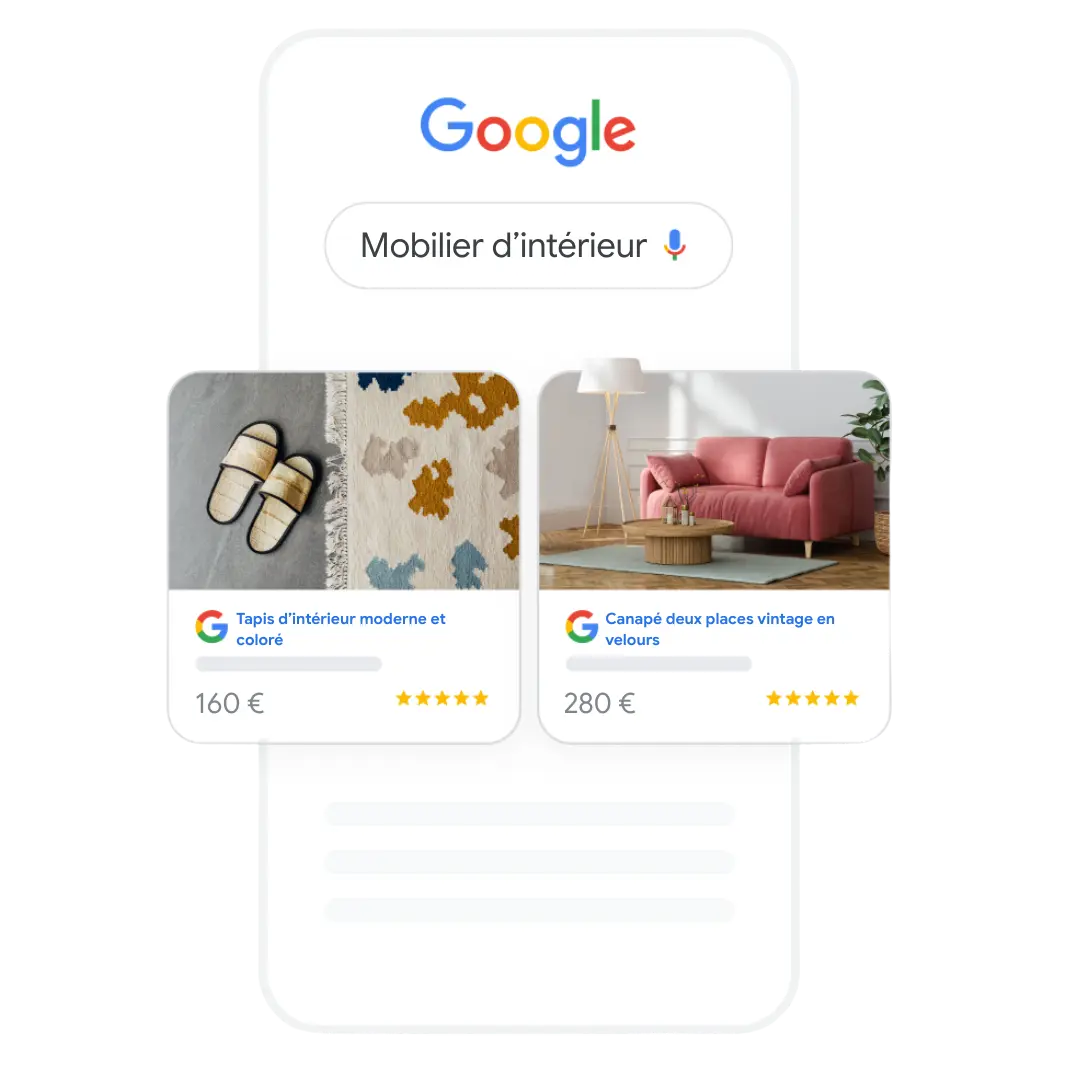 Gestion de campagne Google shopping