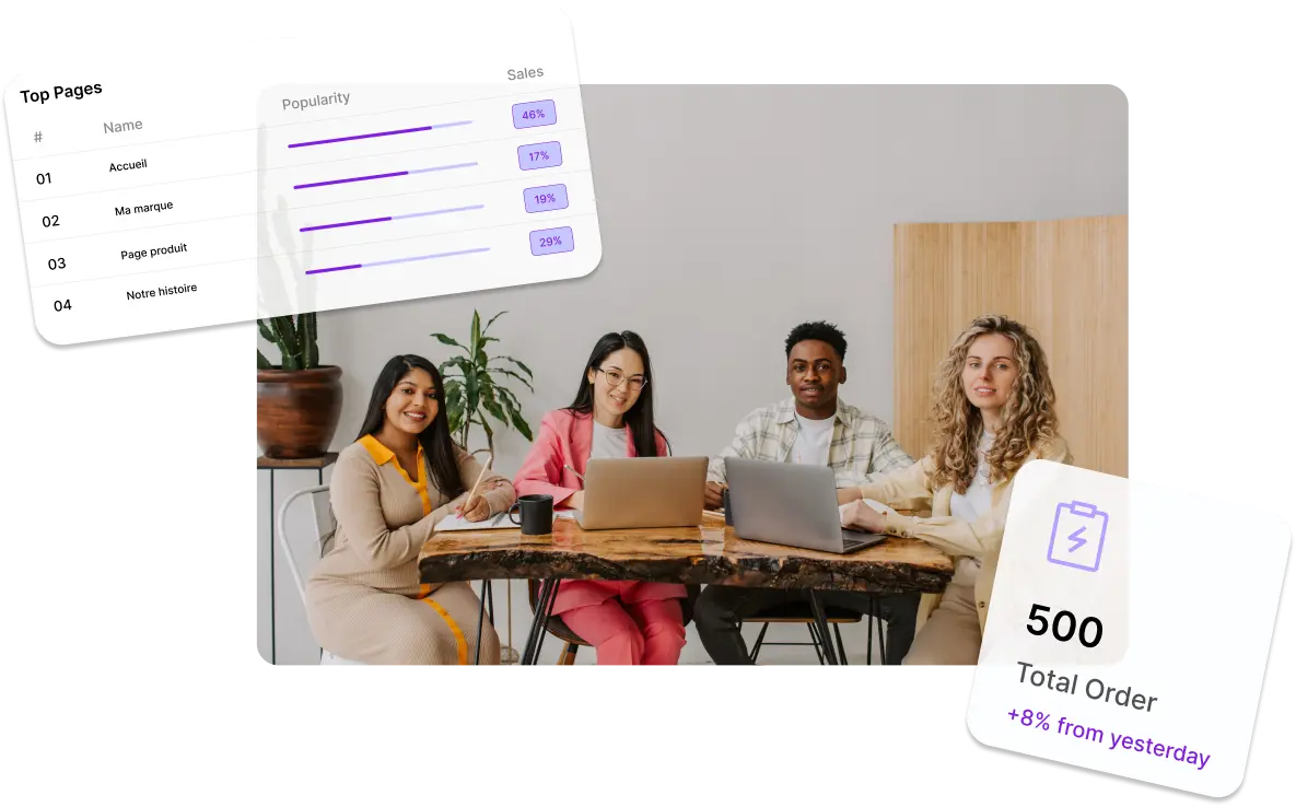 Équipe de stratégie digitale