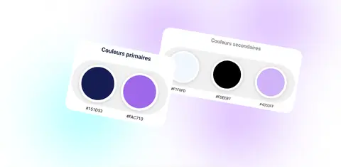 Couleurs adaptés à l'identité de marque