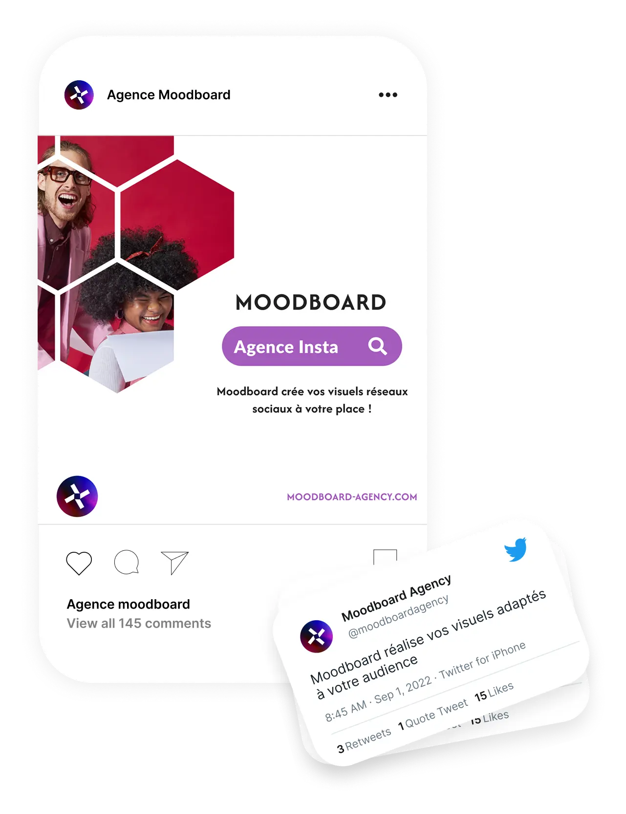 création de contenus pour réseaux sociaux